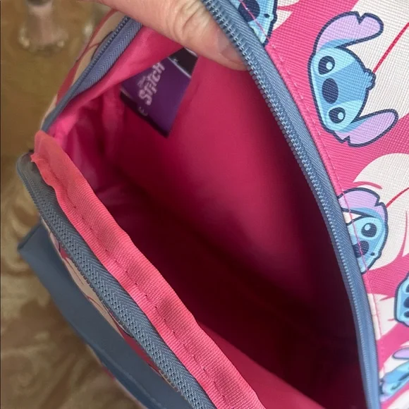 Stitch Kids Backpack - Pink and Blue - Picture 3 of 4